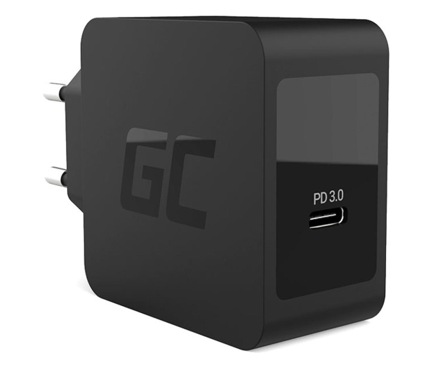 GREENCELL 1xUSB-C 18W PD CHAR07 czarna - 603188 - zdjęcie